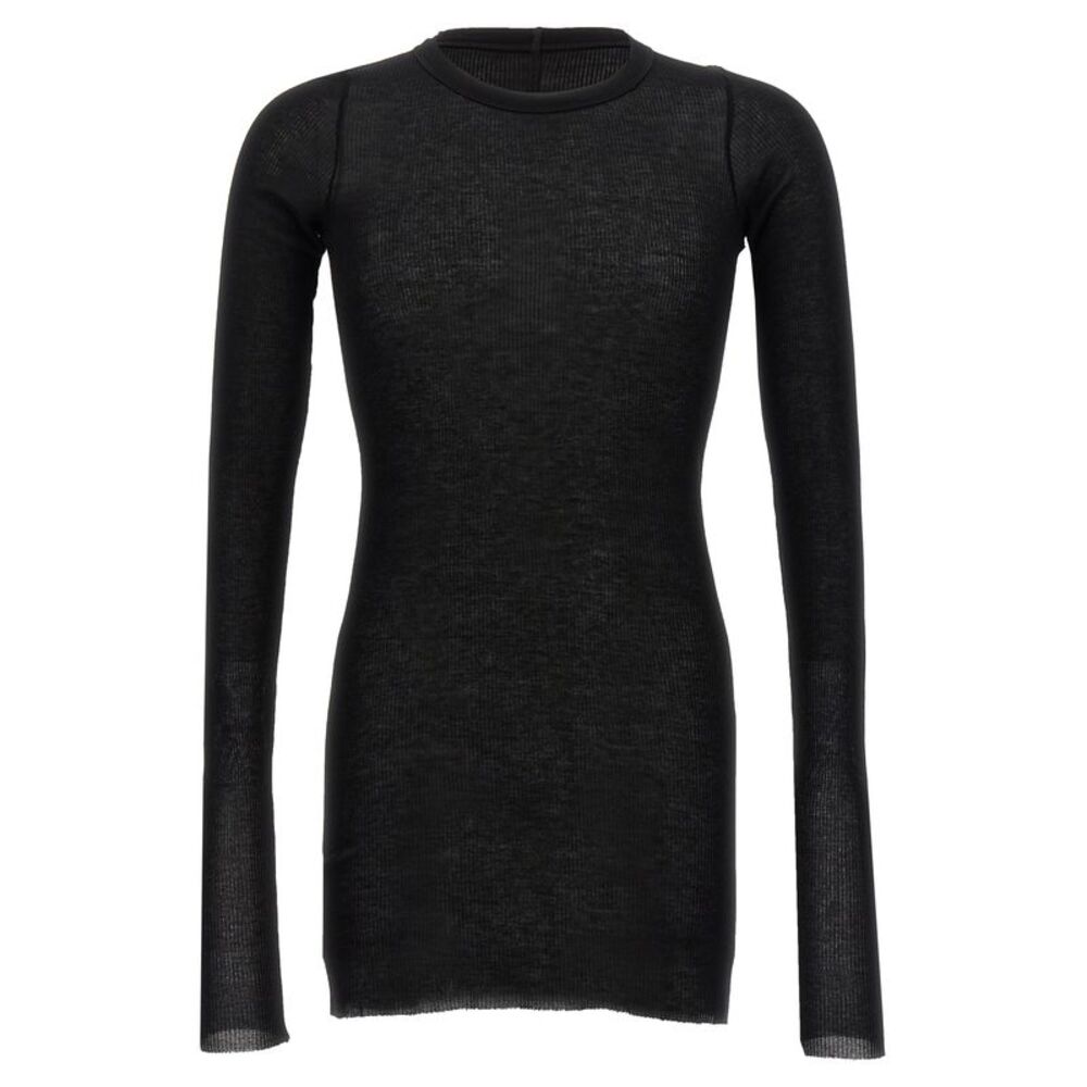 Rick Owens Black Viscose Men's T-Shirt